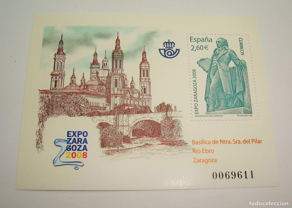 Sellos: FILATELIA CORREOS PLIEGO SELLOS BASILICA DE NTRA. SRA. DEL PILAR ZARAGOZA LOTE 63