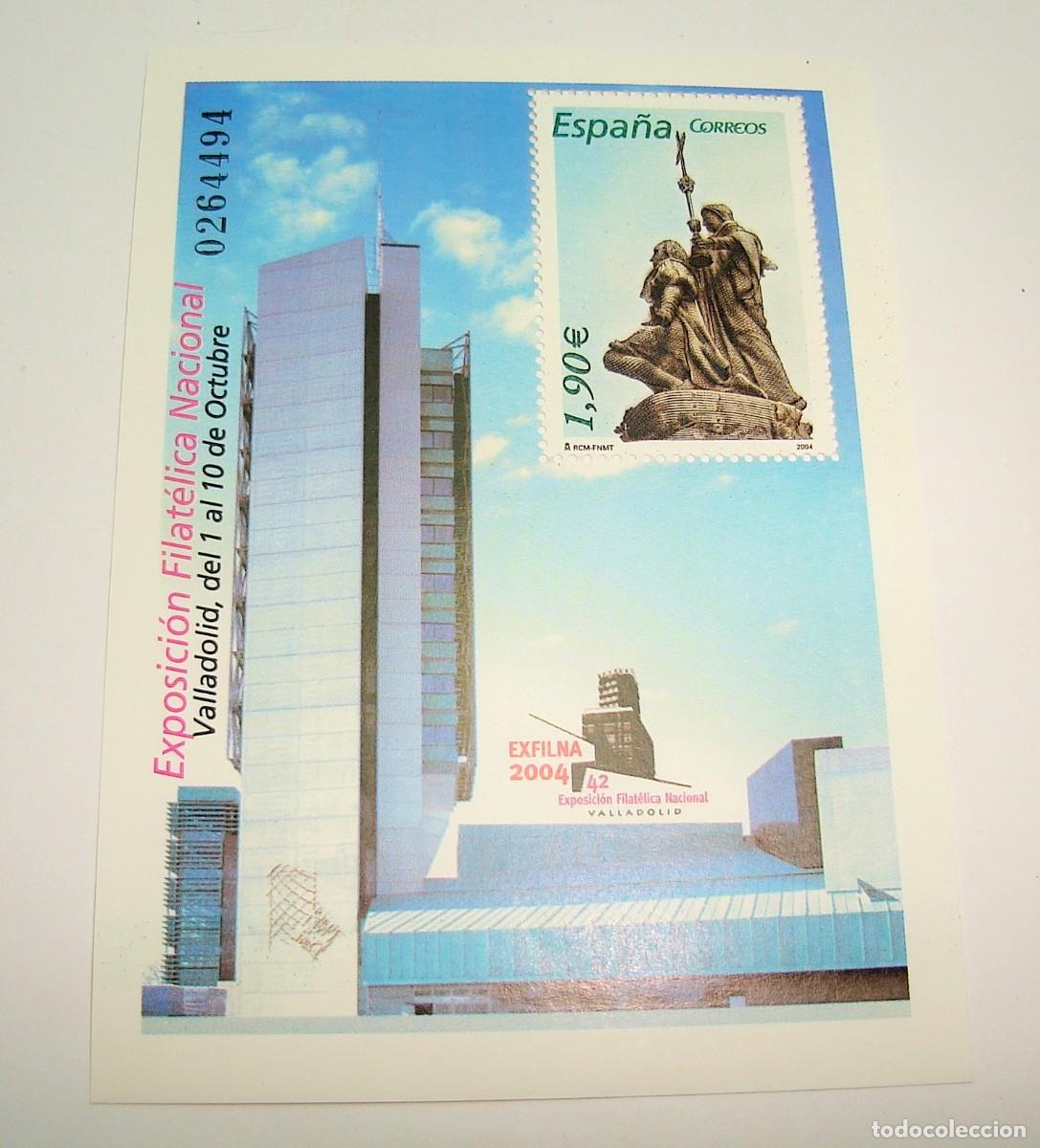 Sellos: FILATELIA CORREOS PLIEGO SELLOS EXFILNA 2004 VALLADOLID LOTE 67