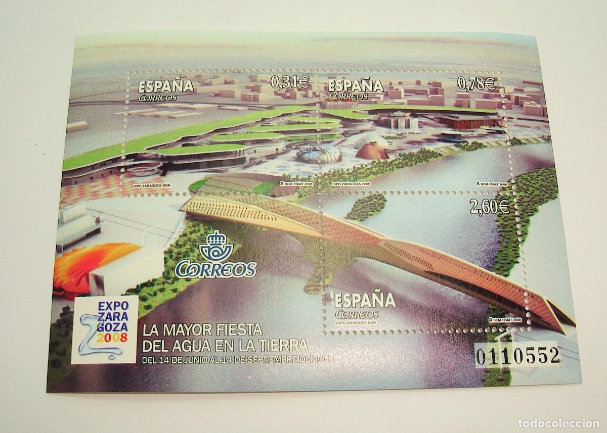 Sellos: FILATELIA CORREOS PLIEGO SELLOS LA MAYOR FIESTA DEL AGUA EN LA TIERRA LOTE 83