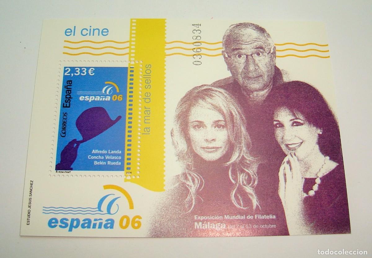 Sellos: FILATELIA CORREOS PLIEGO SELLOS EL CINE LOTE 88