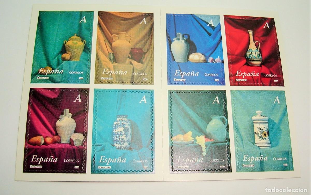 Sellos: FILATELIA CORREOS PLIEGO SELLOS ANTONIO MIGUEL GONZALEZ SERIE CERAMICAS LOTE 93