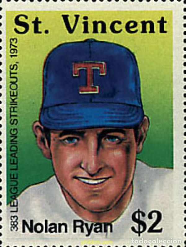Sellos: 68078 MNH SAN VICENTE 1989 JUGADORES DE BEISBOL