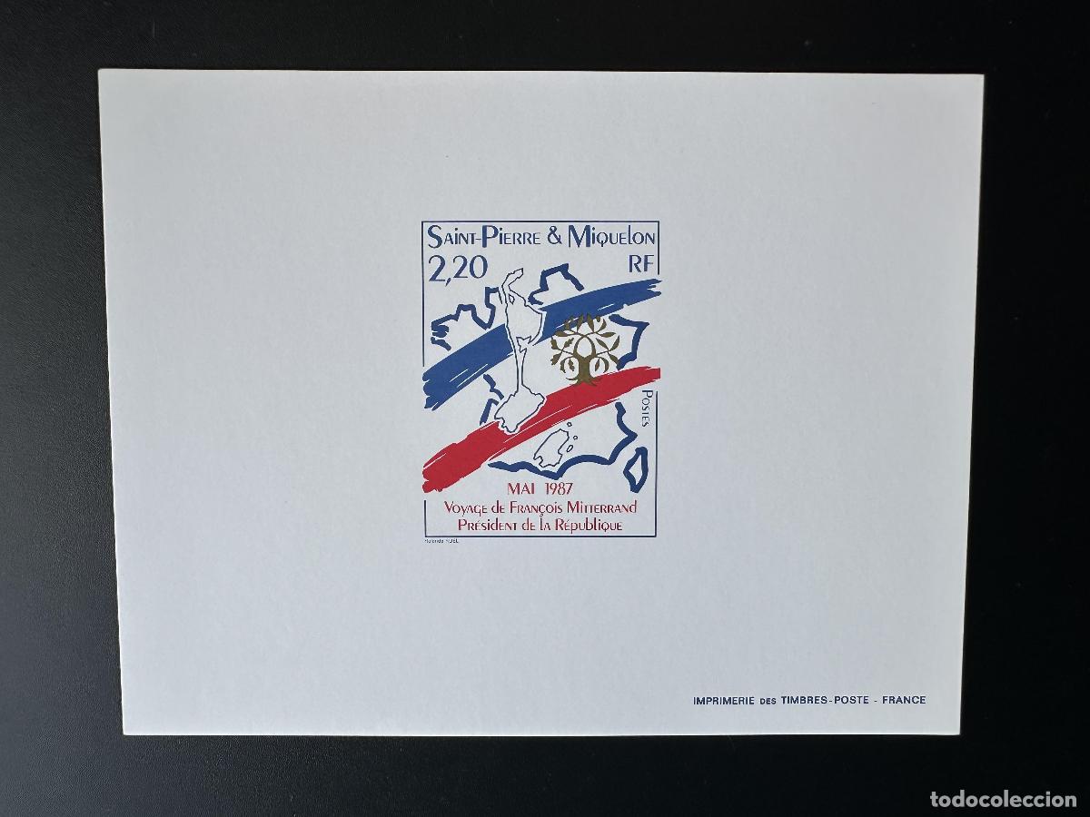 Sellos: San Pedro y Miquel&oacute;n 1987 YT 478 viajes de lujo para eventos President Republic
