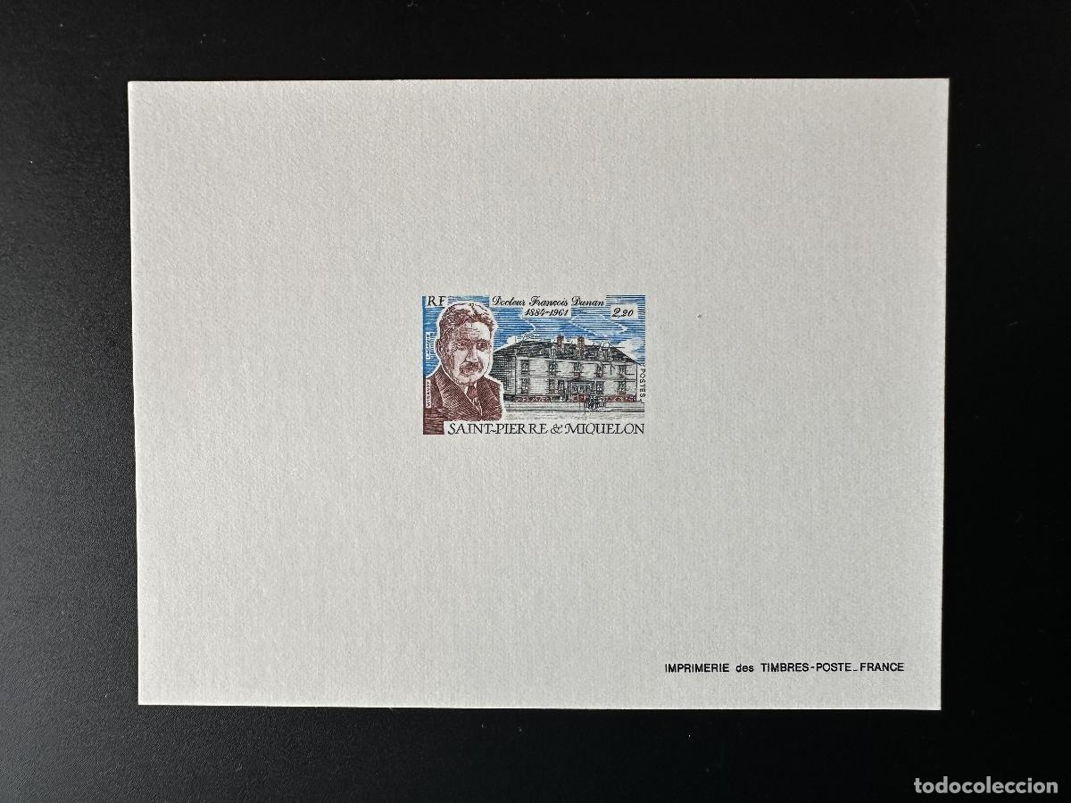 Briefmarken: San Pedro y Miquel&oacute;n 1987 YT 476 prueba de lujo en el hospital Doctor Dunan