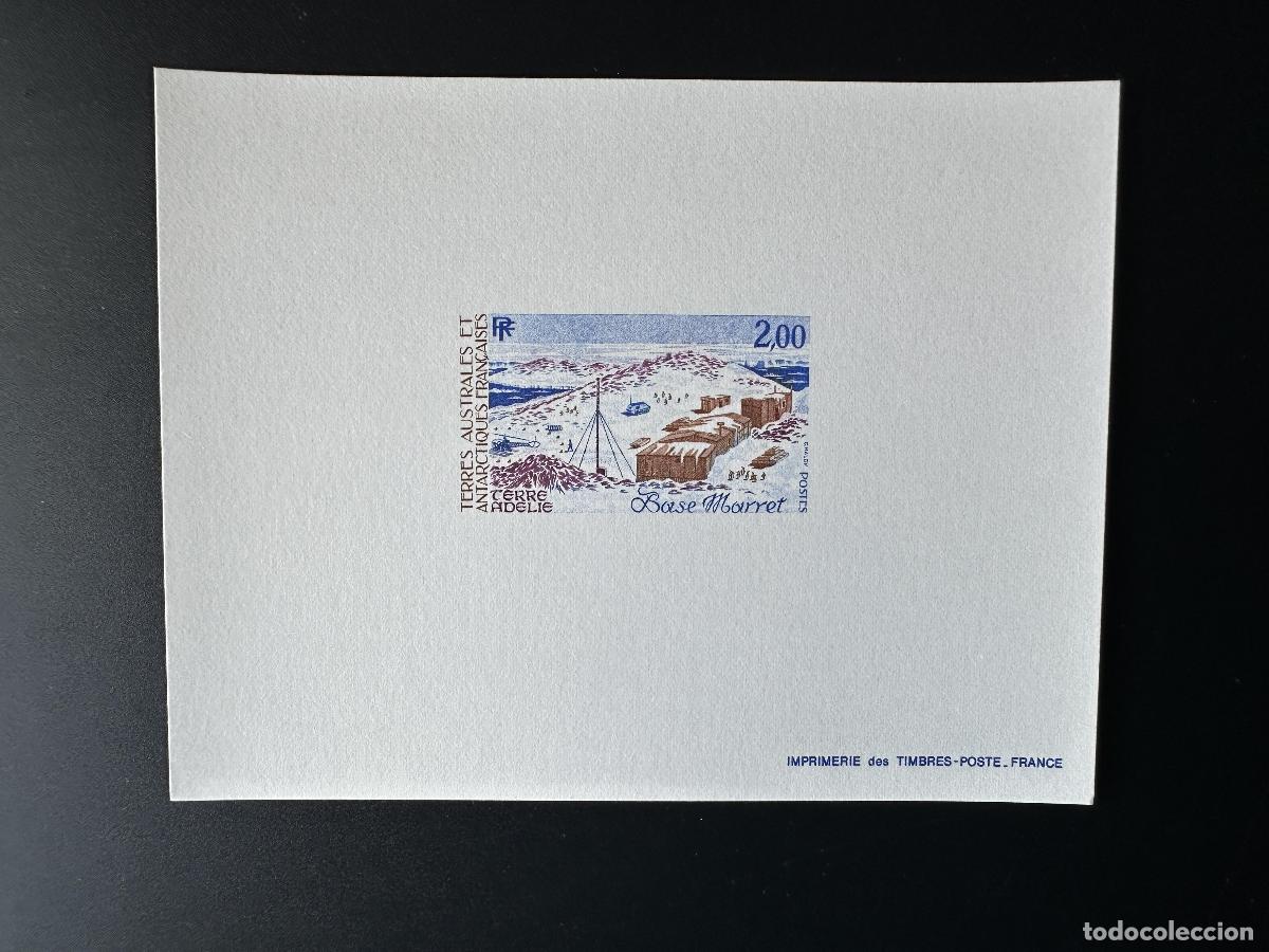 Briefmarken: Evento de lujo TAAF 1987 YT 127 Terre Ad&eacute;lie Base Marret Antarctica