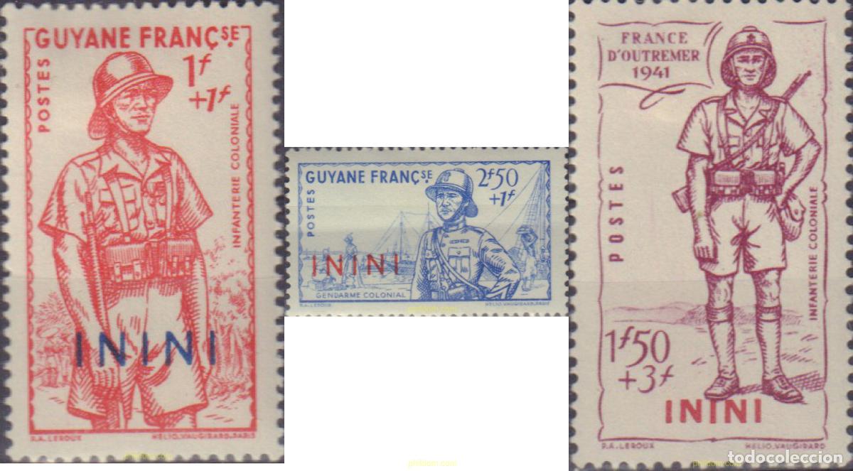 Sellos: 596577 MNH ININI 1941 TRAJES MILITARES