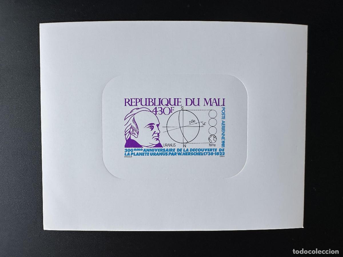Sellos: Mali 1981 Mi. 854 evento de lujo Astronom&iacute;a Urano Discovery Herschel Space