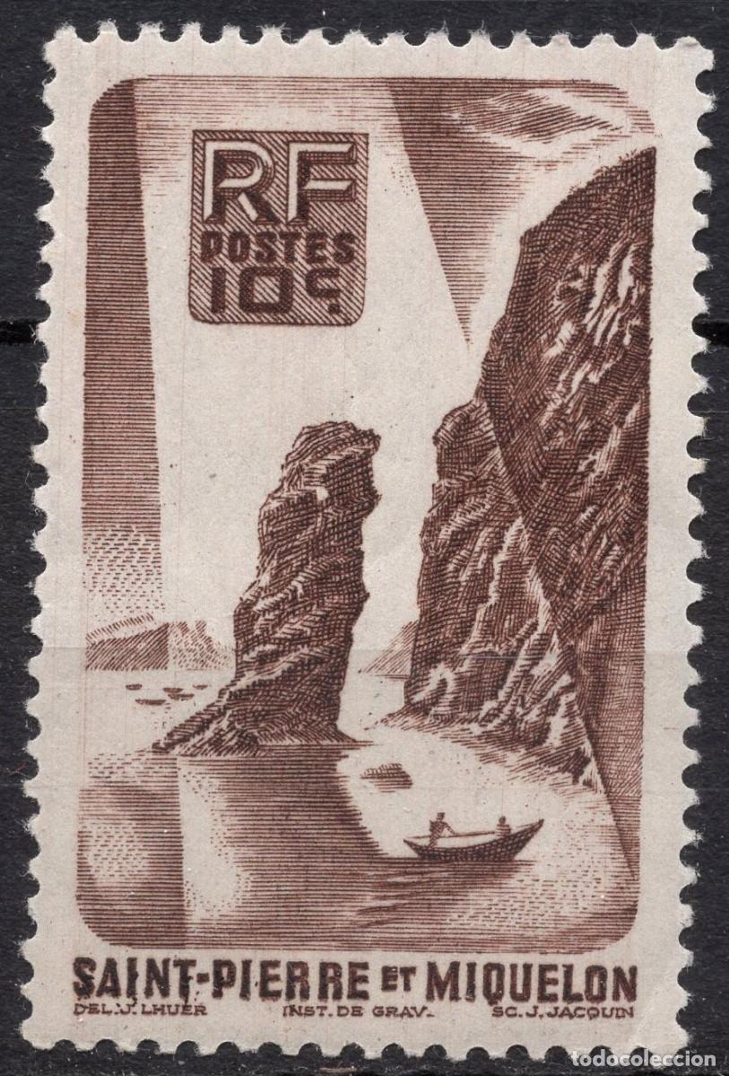 Sellos: SAINT PIERRE ET MIQUELON 1947 STAMP MCHEL PM 347