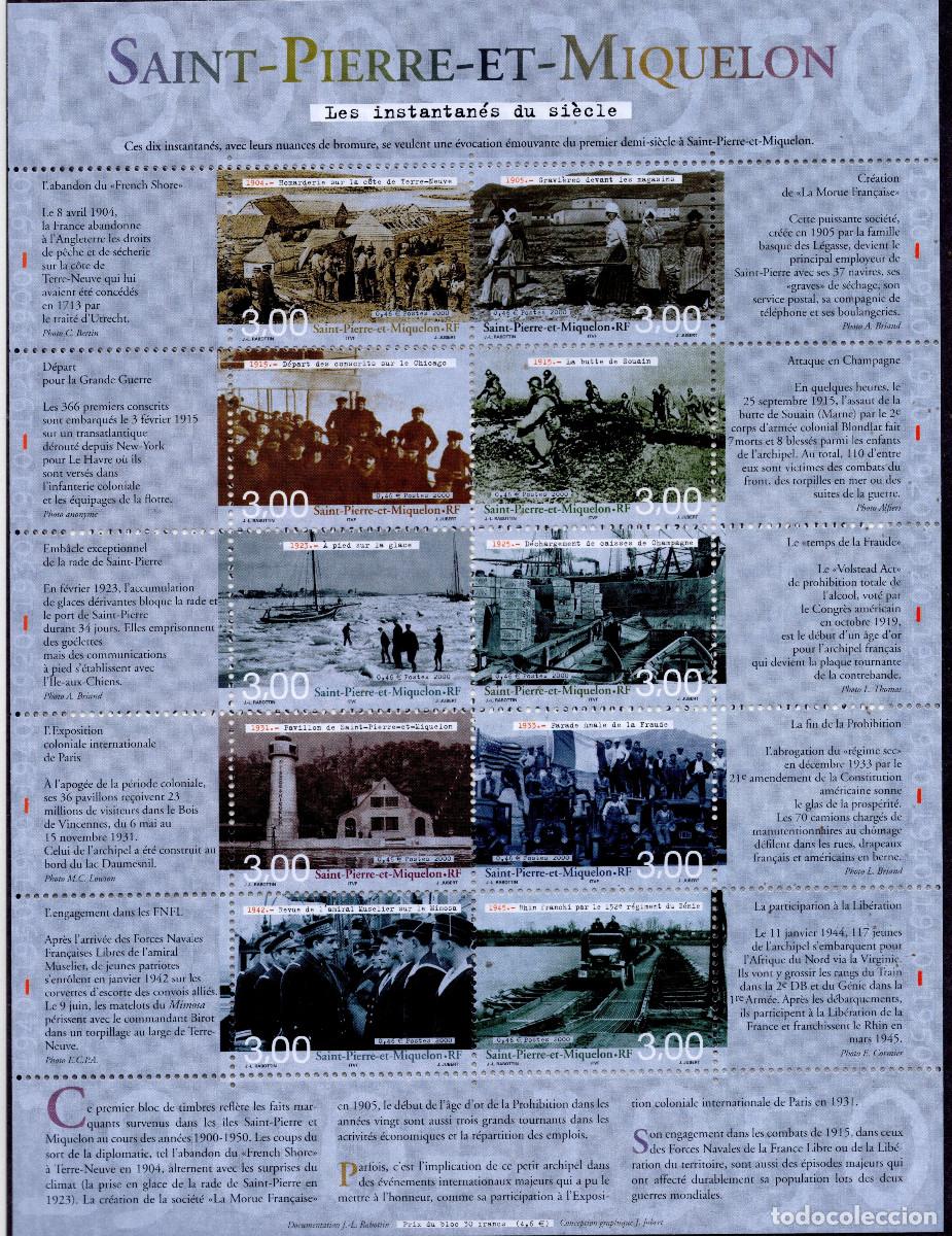 Sellos: SAINT PIERRE ET MIQUELON 2000 STAMP MCHEL PM 797-806
