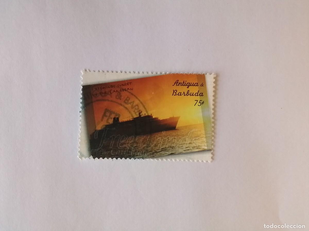 Sellos: A&Ntilde;O 2001 ANTIGUA Y BARBUDA SELLO USADO