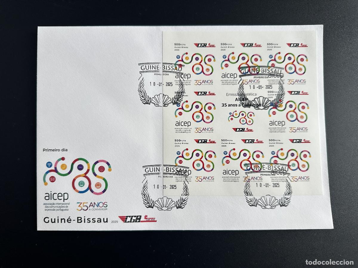 Sellos: Guinea Bis&aacute;u 2025 Mi.? El FDC y la AICEP cumplen 35 a&ntilde;os de existencia