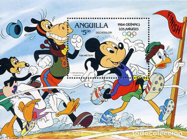 Sellos: 47146 MNH ANGUILLA 1984 23 JUEGOS OLIMPICOS VERANO LOS ANGELES 1984