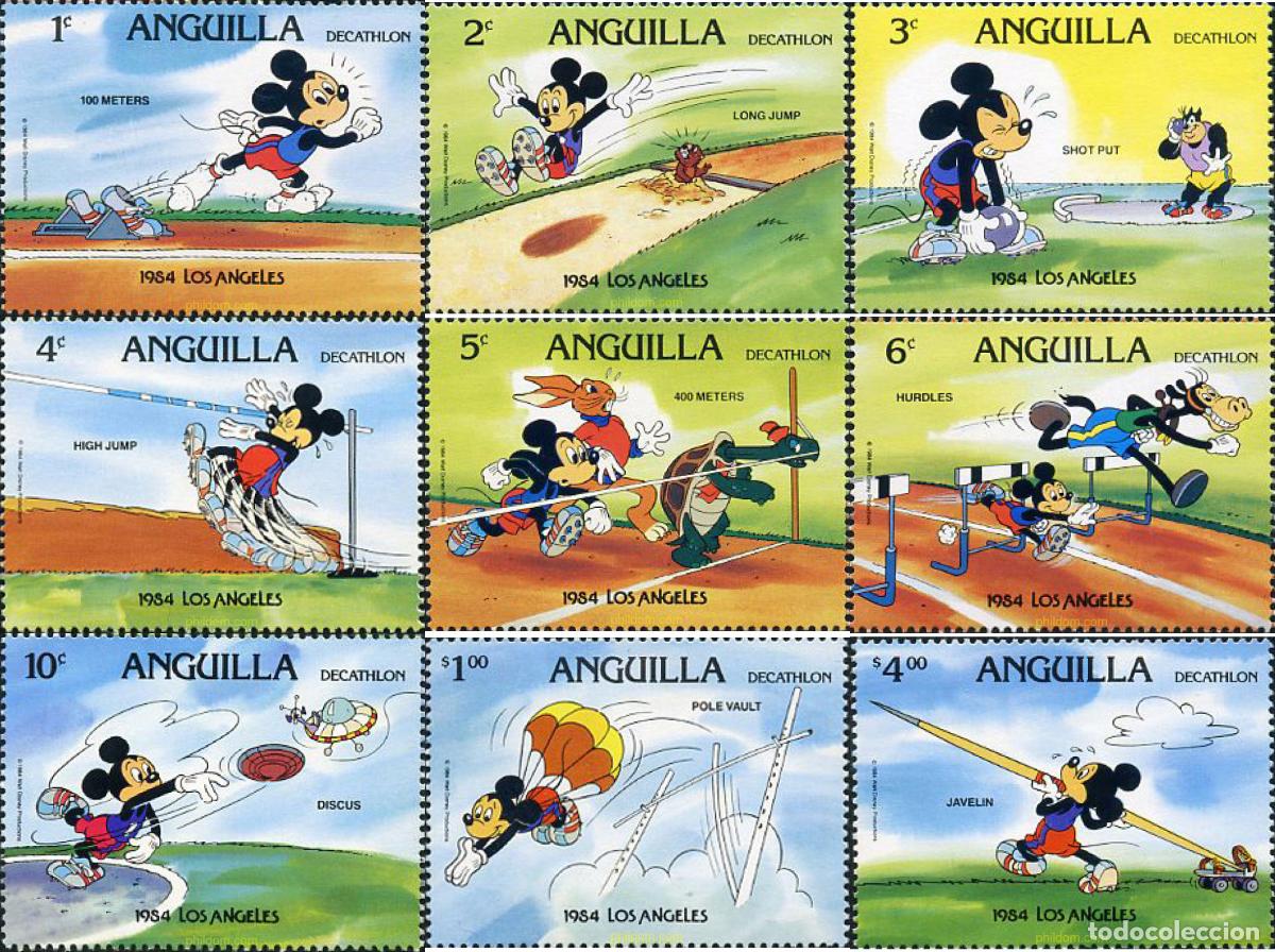 Sellos: 48287 MNH ANGUILLA 1984 23 JUEGOS OLIMPICOS VERANO LOS ANGELES 1984