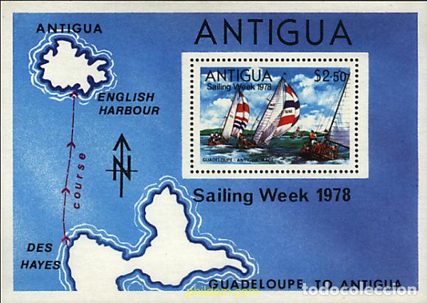 Sellos: 46682 MNH ANTIGUA 1978 VELEROS