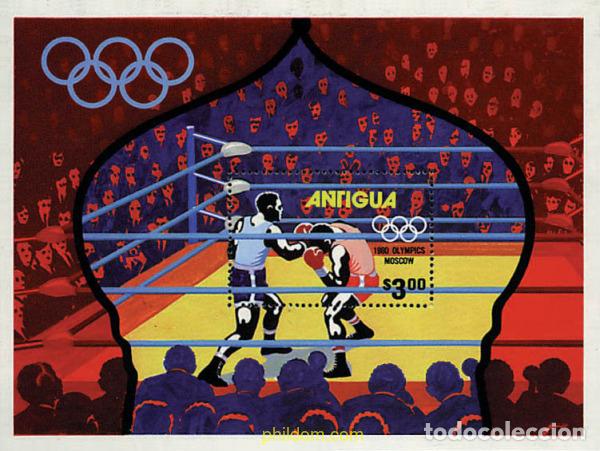 Sellos: 46694 MNH ANTIGUA 1980 22 JUEGOS OLIMPICOS VERANO MOSCU 1980