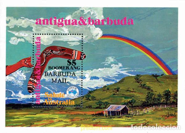 Sellos: 46744 MNH ANTIGUA Y BARBUDA 1984 AUSIPEX 84. EXPOSICION FILATELICA INTERNACIONAL