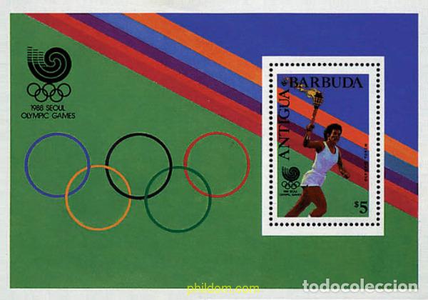 Sellos: 46905 MNH ANTIGUA Y BARBUDA 1988 24 JUEGOS OLIMPICOS VERANO SEUL 1988