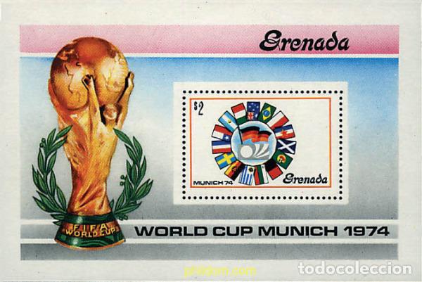 Sellos: 31857 MNH GRANADA 1974 COPA DEL MUNDO DE FUTBOL. ALEMANIA-74