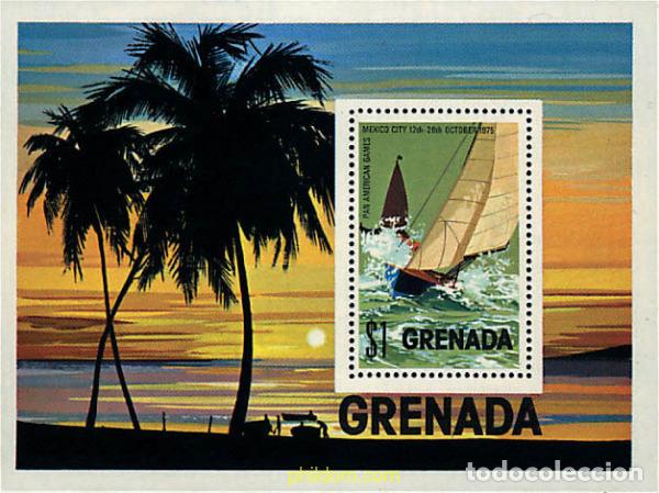 Sellos: 89859 MNH GRANADA 1975 JUEGOS DEPORTIVOS PANAMERICANOS
