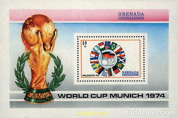Timbres: 48710 MNH GRANADA GRANADINAS 1974 COPA DEL MUNDO DE FUTBOL. ALEMANIA-74