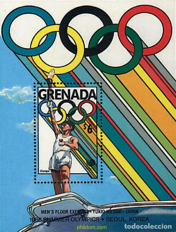 Timbres: 319158 MNH GRANADA 1989 24 JUEGOS OLIMPICOS VERANO SEUL 1988