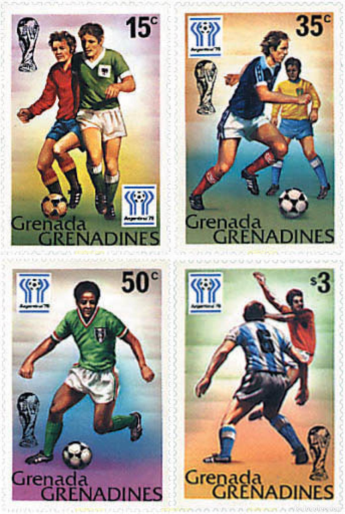 Timbres: 26893 MNH GRANADA GRANADINAS 1978 COPA DEL MUNDO DE FUTBOL. ARGENTINA-78