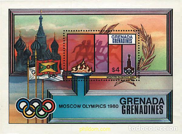 Timbres: 90215 MNH GRANADA GRANADINAS 1980 22 JUEGOS OLIMPICOS VERANO MOSCU 1980