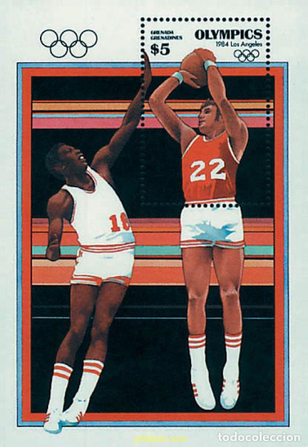 Sellos: 52501 MNH GRANADA GRANADINAS 1984 23 JUEGOS OLIMPICOS VERANO LOS ANGELES 1984