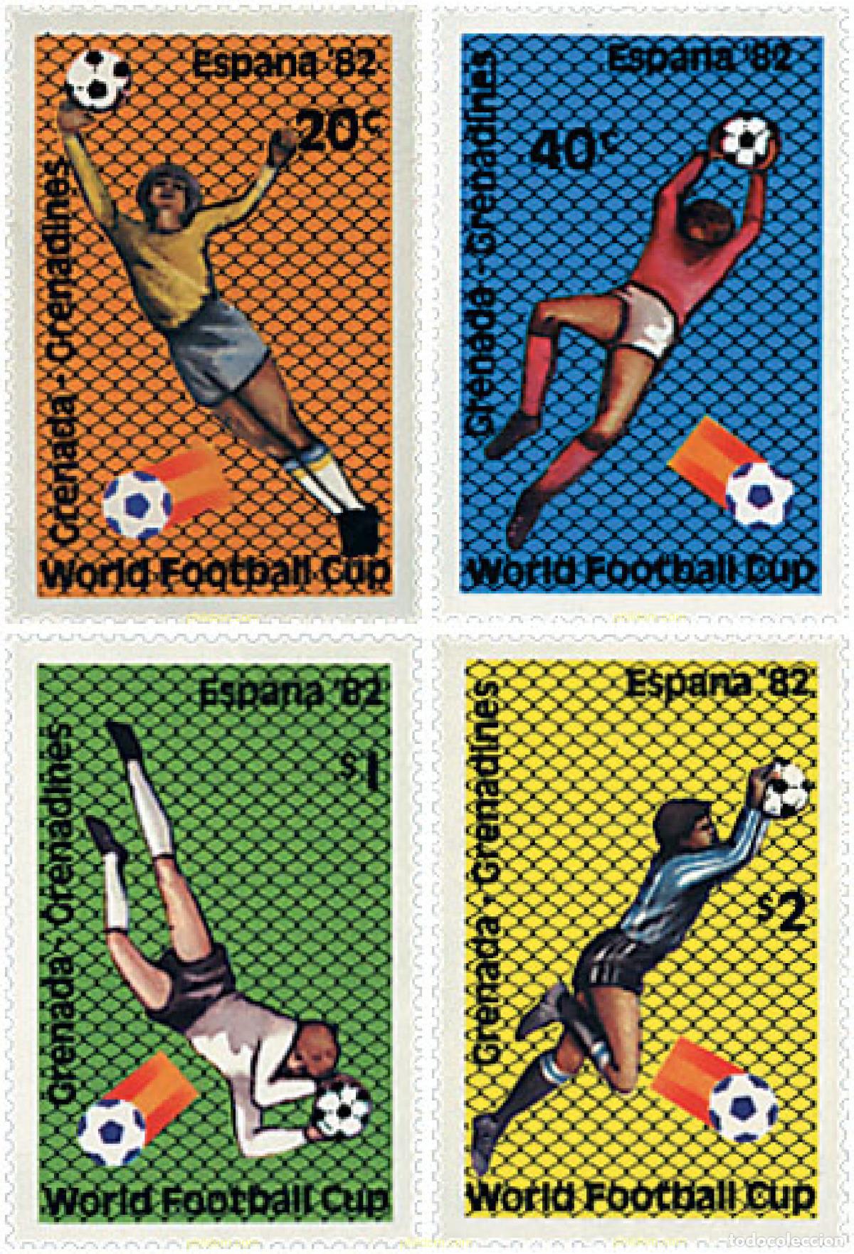 Sellos: 26895 MNH GRANADA GRANADINAS 1981 COPA DEL MUNDO DE FUTBOL. ESPA&Ntilde;A-82