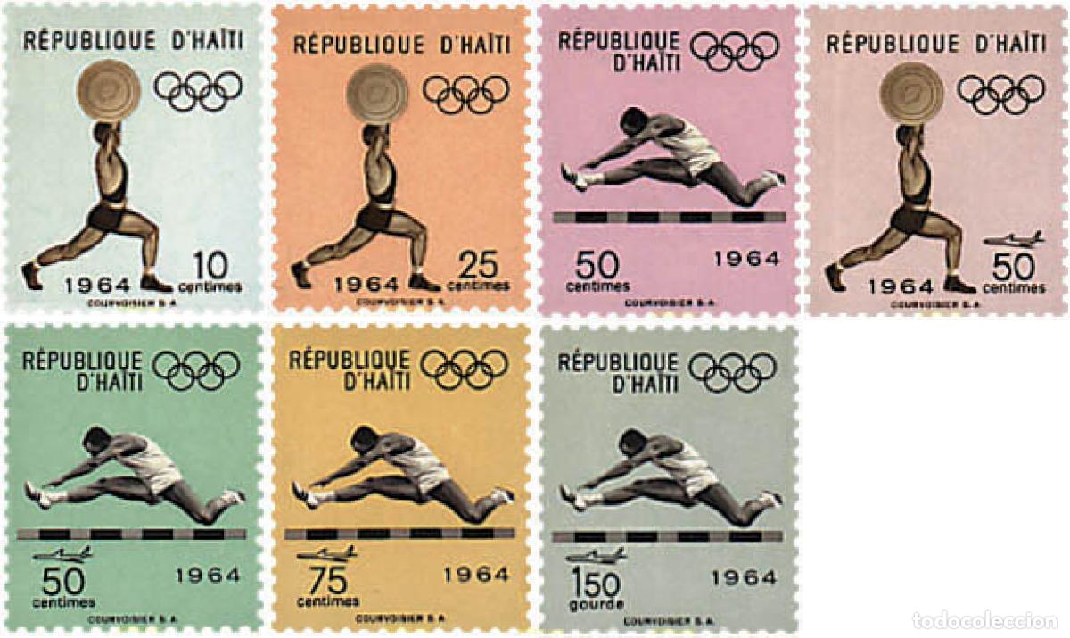 Sellos: 39741 MNH HAITI 1964 18 JUEGOS OLIMPICOS VERANO TOKIO 1964