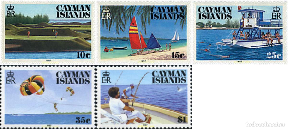 Selos: 70269 MNH CAIMAN Islas 1987 DEPORTE Y TURISMO