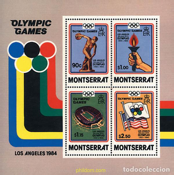 Selos: 93515 MNH MONTSERRAT 1984 23 JUEGOS OLIMPICOS VERANO LOS ANGELES 1984