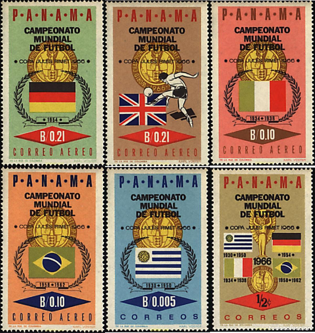 Sellos: 26996 MNH PANAMA 1966 COPA DEL MUNDO DE FUTBOL. INGLATERRA-66