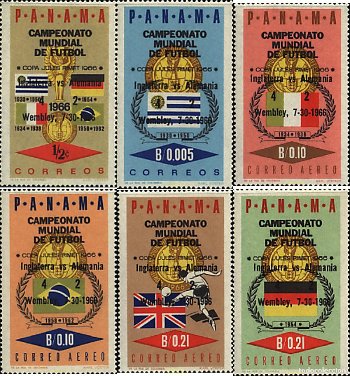 Sellos: 26997 MNH PANAMA 1966 COPA DEL MUNDO DE FUTBOL - INGLATERRA -66