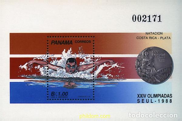 Sellos: 54304 MNH PANAMA 1989 24 JUEGOS OLIMPICOS VERANO SEUL 1988