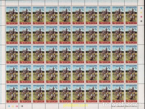 Sellos: 639907 MNH SANTA LUCIA 1977 6 JAMBOREE DEL CARIBE EN JAMAICA