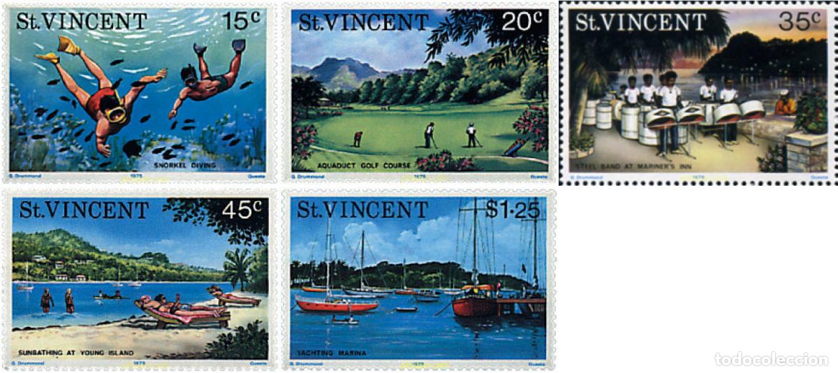 Sellos: 72123 MNH SAN VICENTE 1975 TURISMO