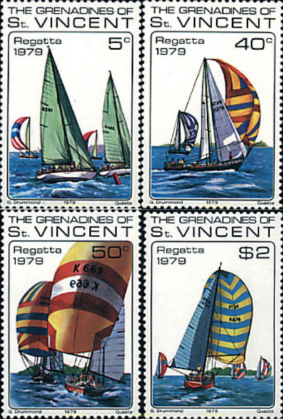 Sellos: 72178 MNH SAN VICENTE GRANADINAS 1979 REGATAS NACIONALES.