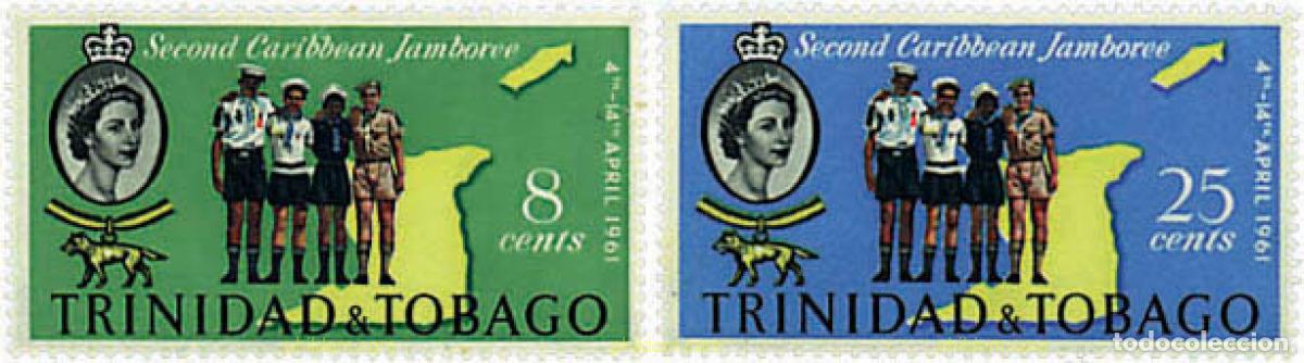 Timbres: 38806 MNH TRINIDAD Y TOBAGO 1961 2 JAMBOREE DEL CARIBE