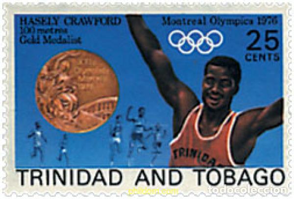 Timbres: 40099 MNH TRINIDAD Y TOBAGO 1977 21 JUEGOS OLIMPICOS VERANO MONTREAL 1976