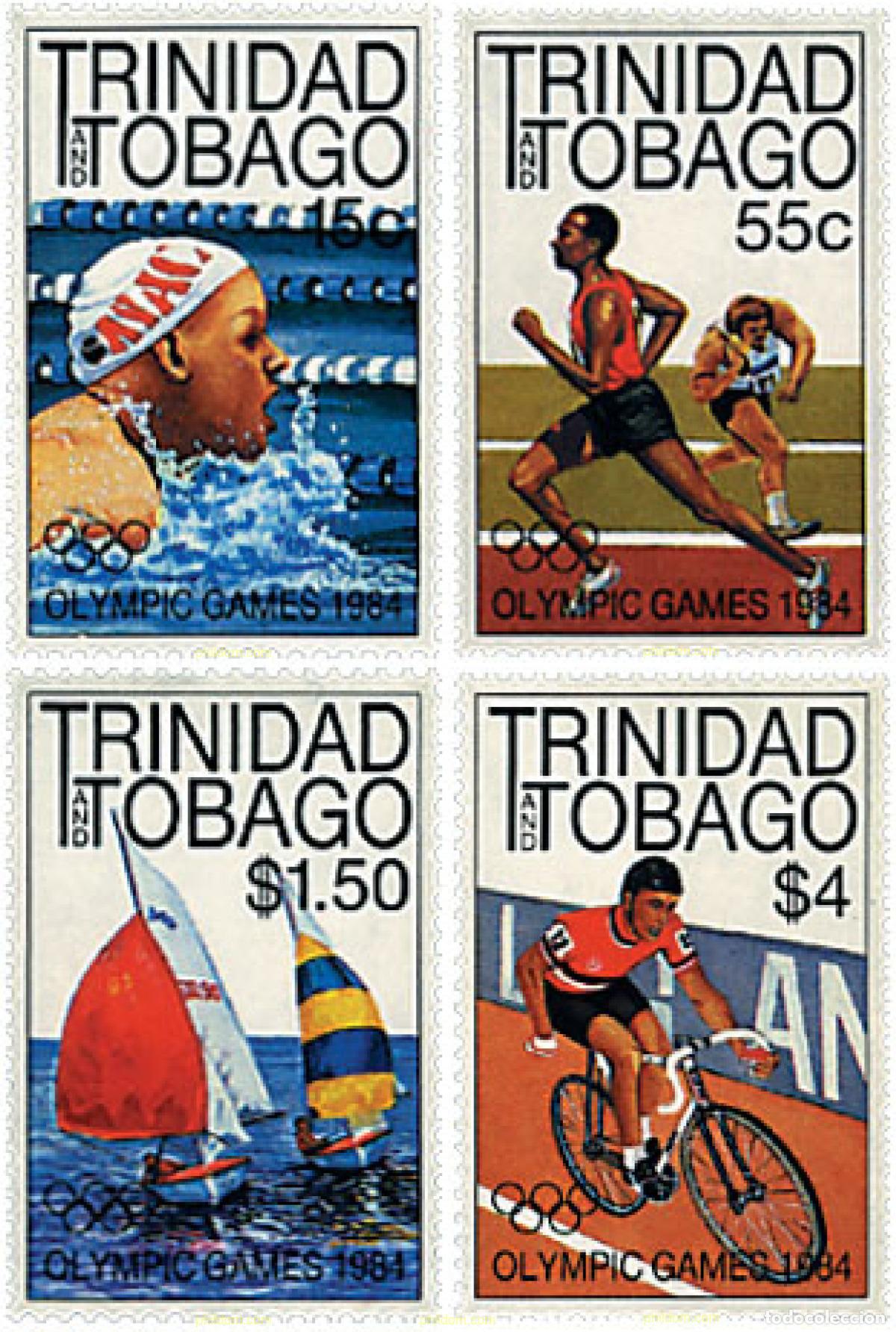Sellos: 40110 MNH TRINIDAD Y TOBAGO 1984 23 JUEGOS OLIMPICOS VERANO LOS ANGELES 1984