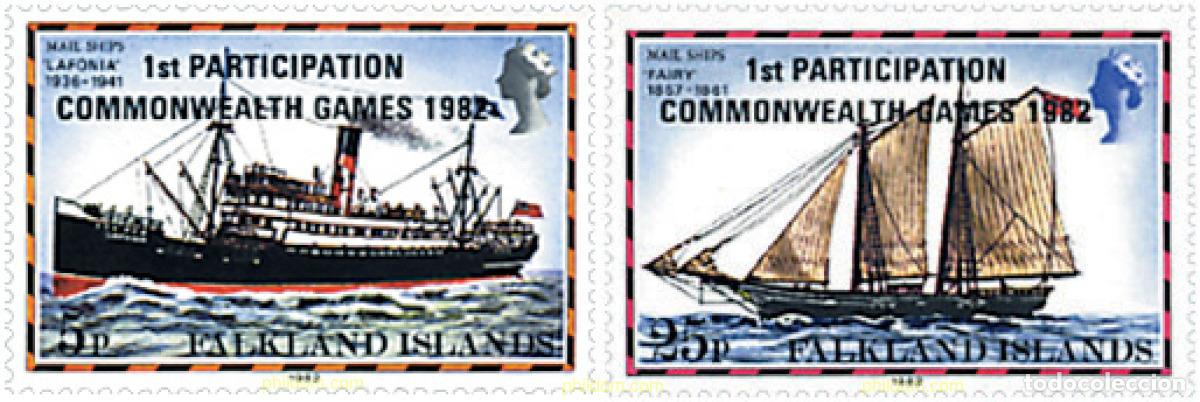 Stamps: 43218 MNH FALKLAND 1982 12 JUEGOS DEPORTIVOS DE LA COMMONWEALTH
