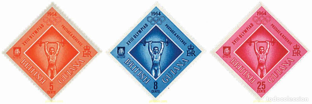 Stamps: 52434 MNH GUYANA 1964 18 JUEGOS OLIMPICOS VERANO TOKIO 1964