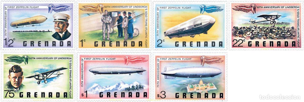Sellos: 89881 MNH GRANADA 1978 PIONEROS DE LA AVIACION