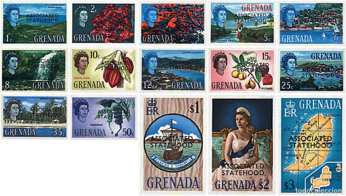 Sellos: 212175 MNH GRANADA 1967 ESTADO ASOCIADO
