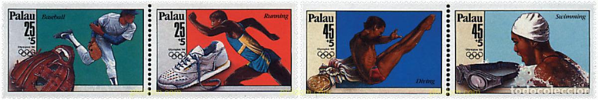 Sellos: 6086 MNH PALAU 1988 24 JUEGOS OLIMPICOS VERANO SEUL 1988