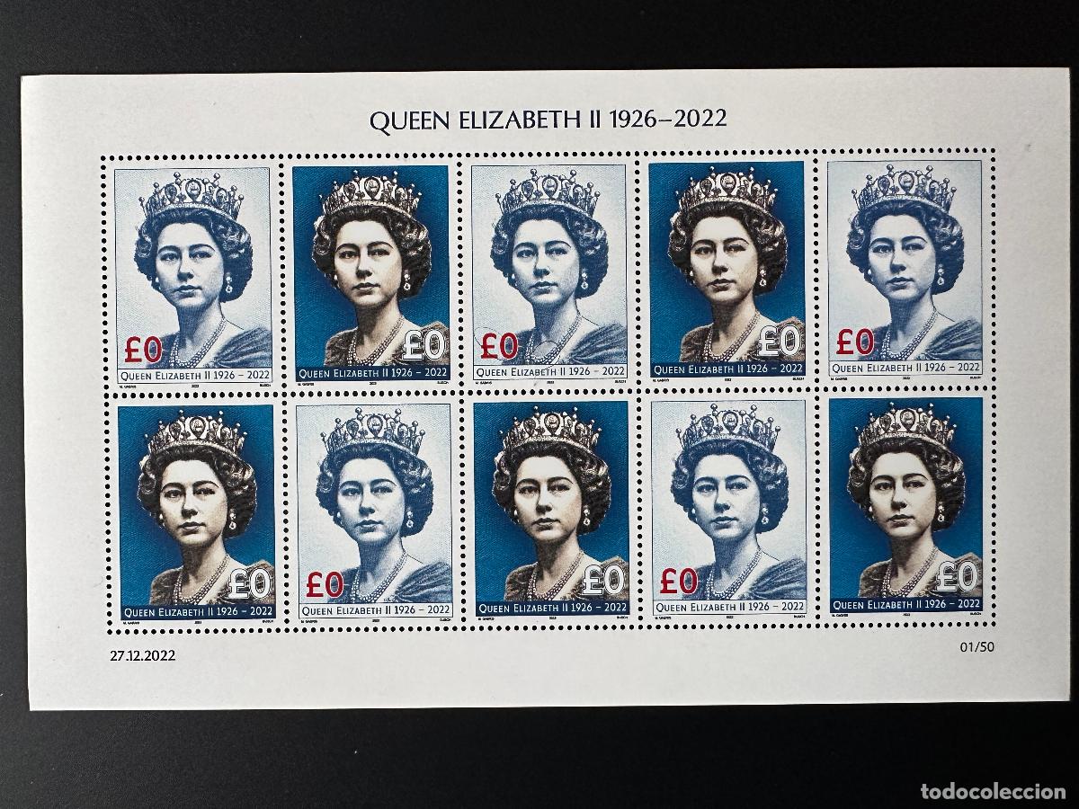 Sellos: 0&euro; 2022 - L&aacute;mina Kleinbogen &laquo;Reina Isabel II&raquo; Matej Gabris