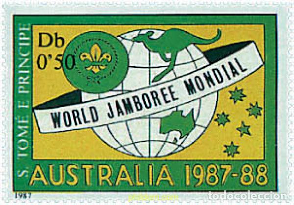 Sellos: 50333 MNH SANTO TOME Y PRINCIPE 1987 16 JAMBOREE MUNDIAL EN AUSTRALIA
