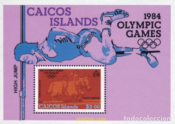 Sellos: 54453 MNH CAICOS 1984 23 JUEGOS OLIMPICOS VERANO LOS ANGELES 1984