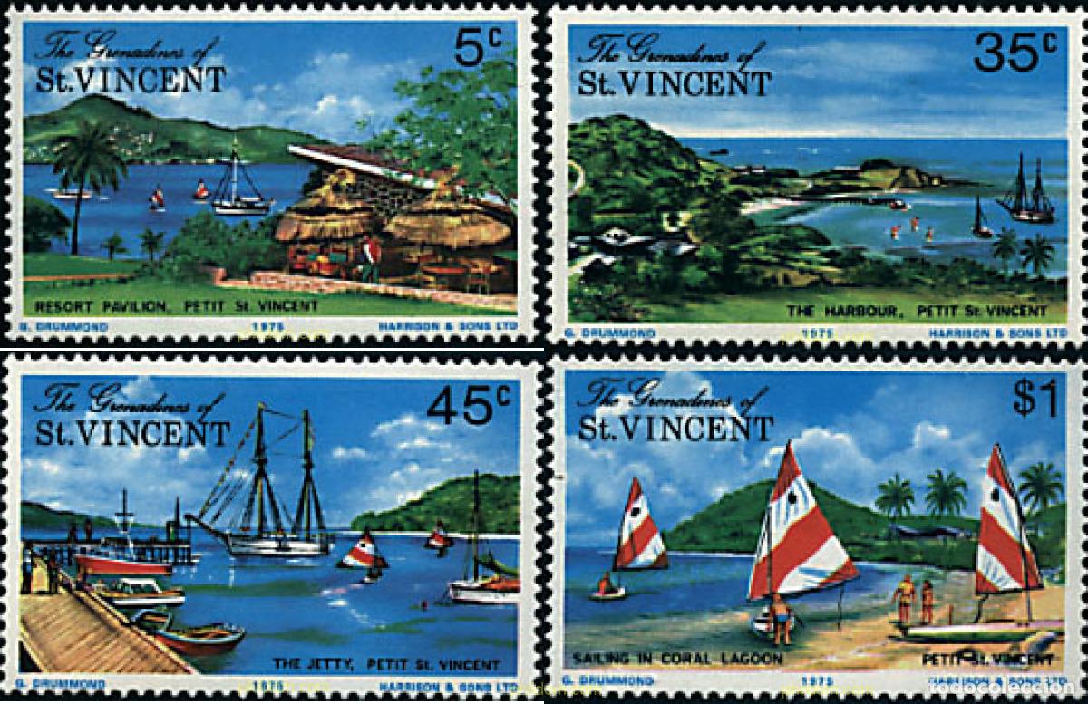 Sellos: 72175 MNH SAN VICENTE GRANADINAS 1975 ISLA PETIT ST. VINCENT
